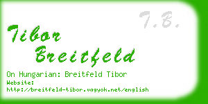 tibor breitfeld business card